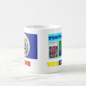 Mug Café mug I love Venezuela, personnalisable (Centre)