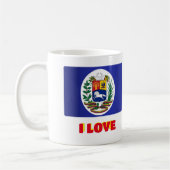Mug Café mug I love Venezuela, personnalisable (Gauche)