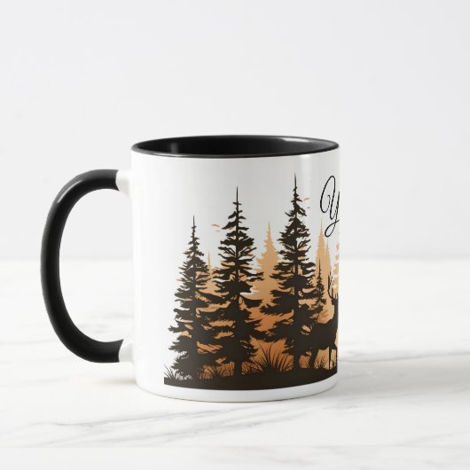 Mug Café Mug-Yellowstone Deer (Gauche)