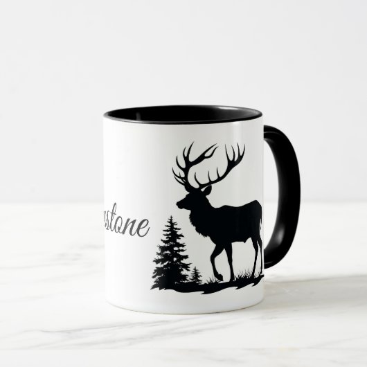 Mug Café Mug-Yellowstone Elk (Devant droit)