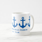 Mug café nautique personnalisé (Devant droit)