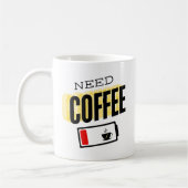 Mug Café nécessaire : Batterie basse (Gauche)