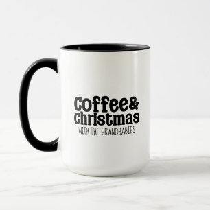 Mug Café & Noël avec votre propre texte personnalisé