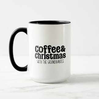 Mug Café & Noël avec votre propre texte personnalisé