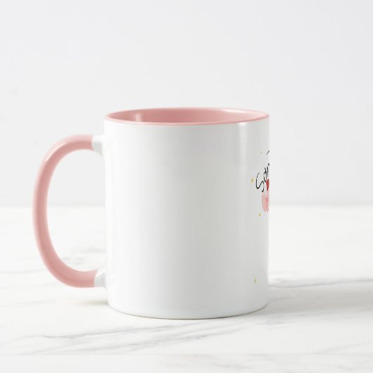 Mug Café Noël Bébé Santa Mignon (Gauche)