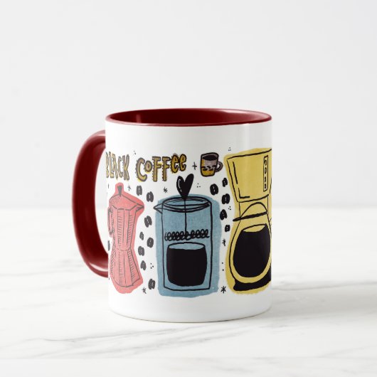 Mug Café noir (Devant gauche)