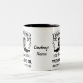 Mug café occidental, Mug Cowboy Personnalisé (Centre)