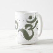 Mug café Om Splatee (Devant droit)