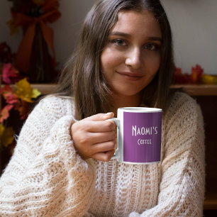 Mug café orchidée personnalisé