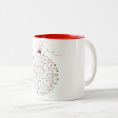Mug café ornement de Noël (Devant droit)
