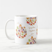 Mug café ornement de Noël rétro (Gauche)