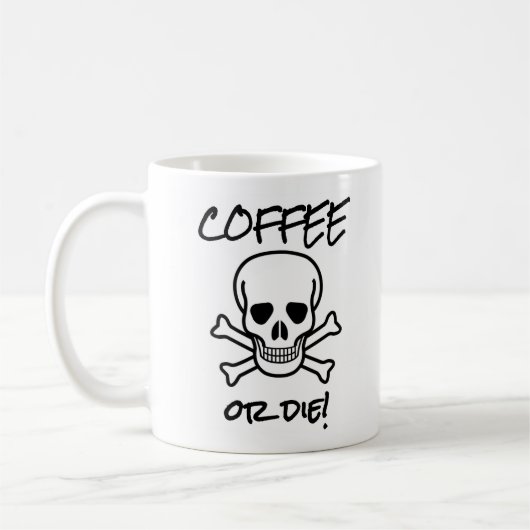 Mug Café ou mourir (Gauche)