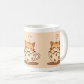 Mug Café ou thé à la confiture de chat mignon (Devant droit)