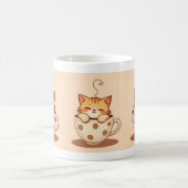 Mug Café ou thé à la confiture de chat mignon (Centre)