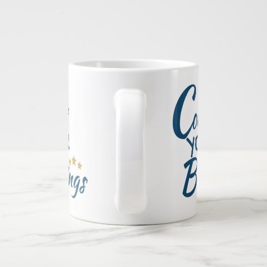 Mug - café ou thé - Comptez vos bénédictions (Dos)