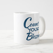 Mug - café ou thé - Comptez vos bénédictions (Devant droit)