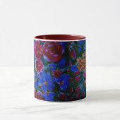 Mug Café ou thé rouge, bleu et marron (Centre)