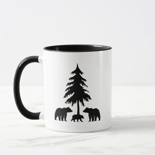 Mug Café Ours dans les Bois (Gauche)