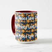 Mug Café Paix Amour (Devant gauche)