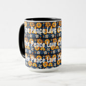 Mug Café Paix Amour (Devant gauche)