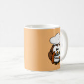 Mug Café Papa Grillmaster Chouette Mignon (Devant droit)