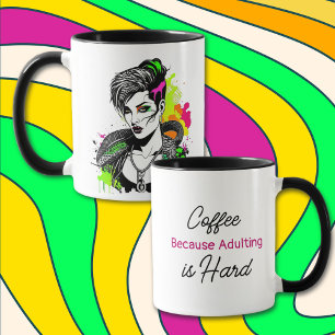Mug Café, parce que être adulte est dur   Humour sarca