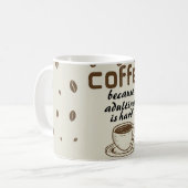 Mug Café parce que l'adultère est difficile (Devant gauche)