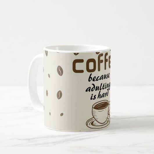 Mug Café parce que l'adultère est difficile (Devant gauche)