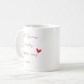 Mug Café : parce que le lundi arrive chaque semaine. (Devant gauche)