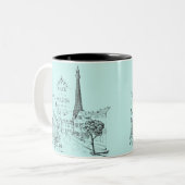 Mug Café Paris Bicolore (Devant gauche)