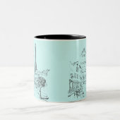 Mug Café Paris Bicolore (Centre)