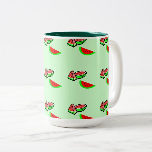 Mug café pastèque (Devant droit)