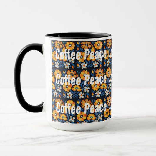 Mug Café Peace Love (Gauche)