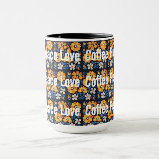 Mug Café Peace Love (Centre)