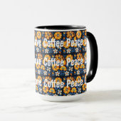 Mug Café Peace Love (Devant droit)