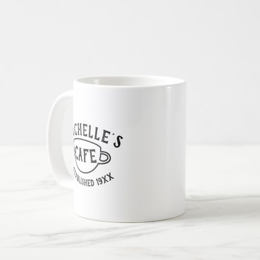 Mug Café personnalisé (Devant gauche)