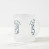 Mug café personnalisé : Commencez votre journée av (Devant droit)