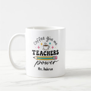 Mug Café Personnalisé Donne Moi La Puissance Des Ensei