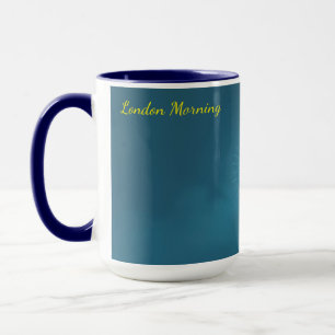 Mug Café personnalisé Néo-Déco Londres Brumeux