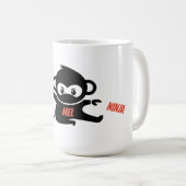 Mug Café personnalisé Ninja (Devant droit)