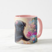 Mug café personnalisé - Nom ou message personnalis (Devant droit)