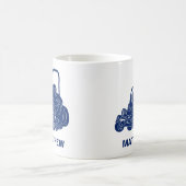Mug café personnalisé pour les paysagistes, tondeu (Centre)
