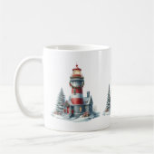 Mug café phare de Noël (Gauche)