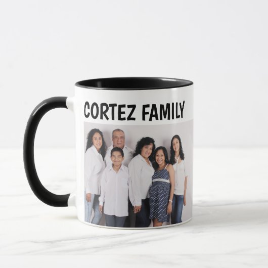 MUG CAFÉ PHOTO DE FAMILLE (Gauche)