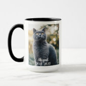 Mug Café photo Pet Memorial recto verso (Gauche)