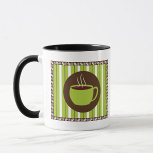 Mug Café Pinstripe