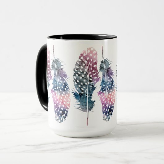 Mug Café "Plumes" (Devant gauche)