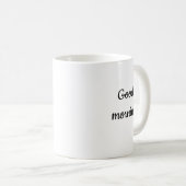 Mug Café Pluvieux & Livres Éditable (Devant droit)