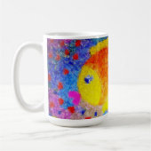 Mug Café Poisson Rouge Fantaisiste Tropical Océan (Gauche)
