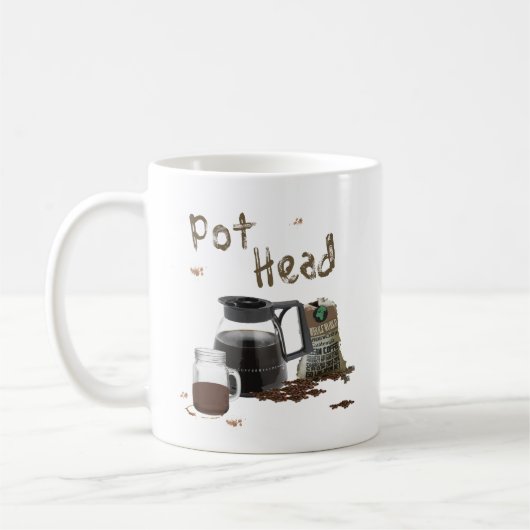Mug Café Pot Head (Gauche)